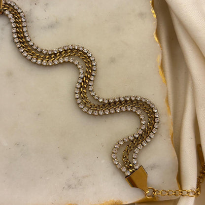 Starlit Luxe Chain Bracelet