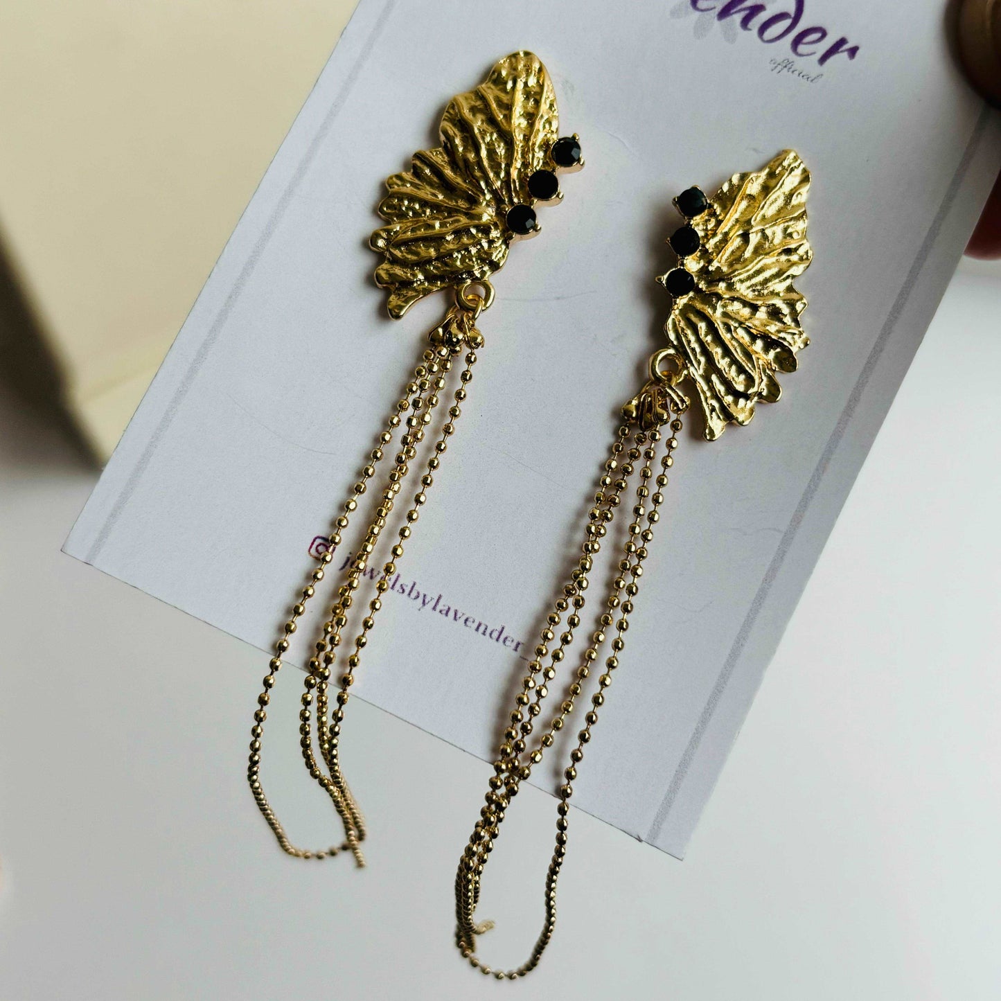 Butterfly Tassle Earrings