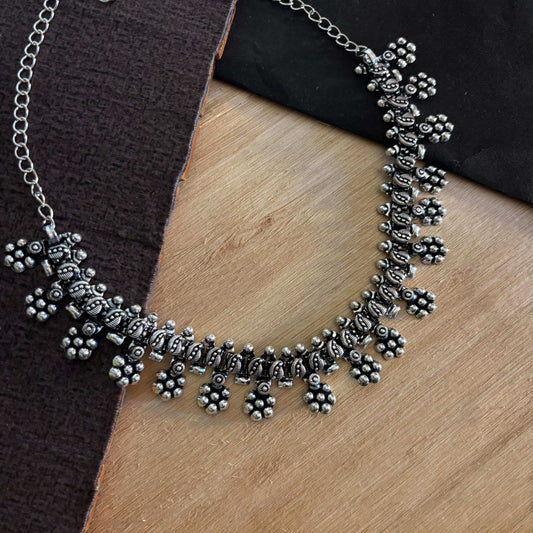Phool German Silver Choker