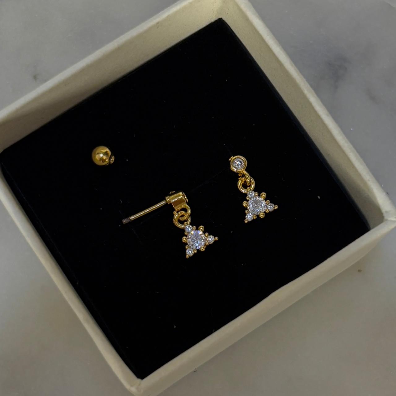 Aura Charm Flatback Earrings
