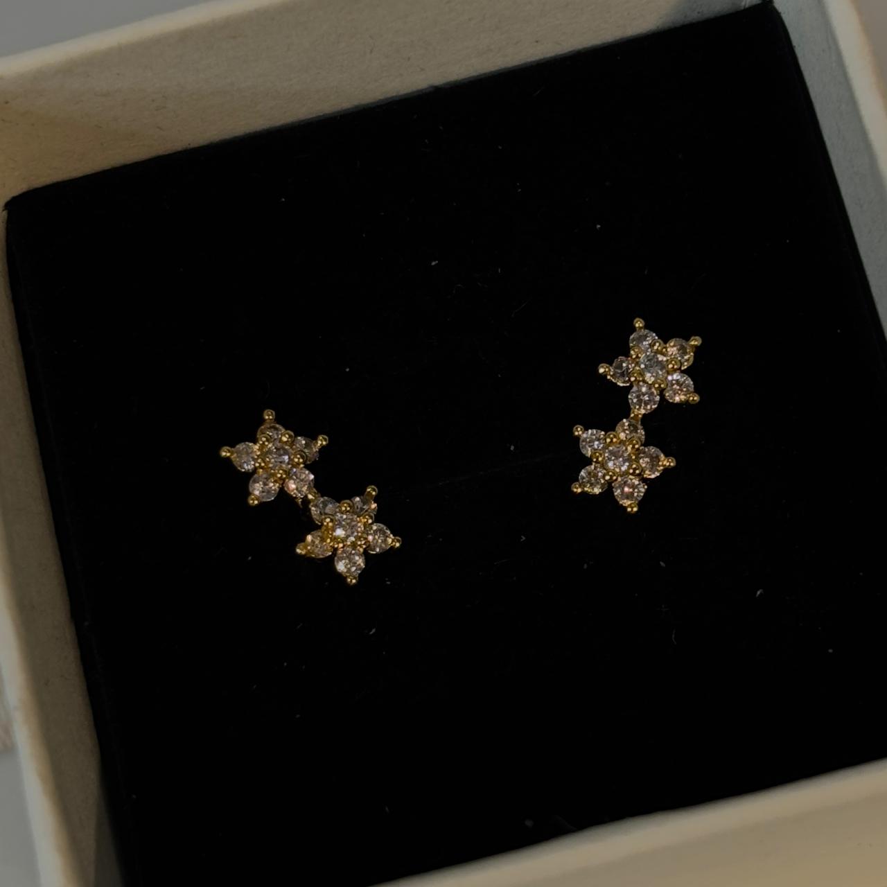 Double Star Earrings