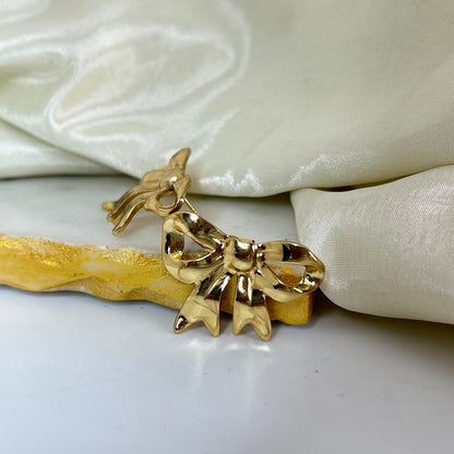 Ribbion Tired Bow Earrings