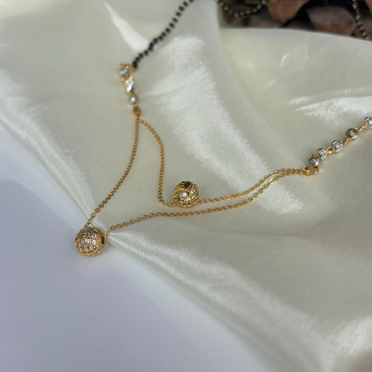 Diamond Lariat Mangalsutra