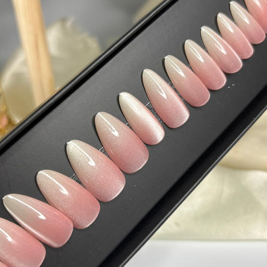 Ombré Cat Eye Nails 10
