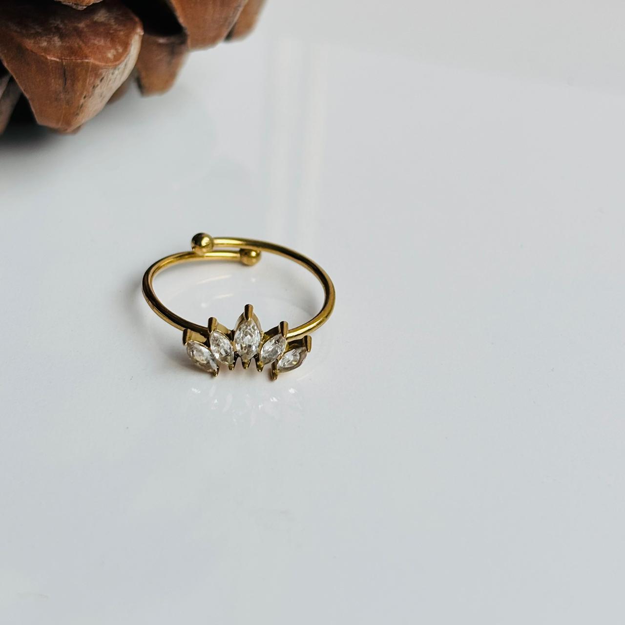 Hailey White 18K Ring