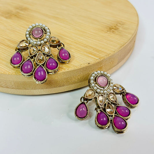 Meher Pakistani Jhumki ( Lilac )