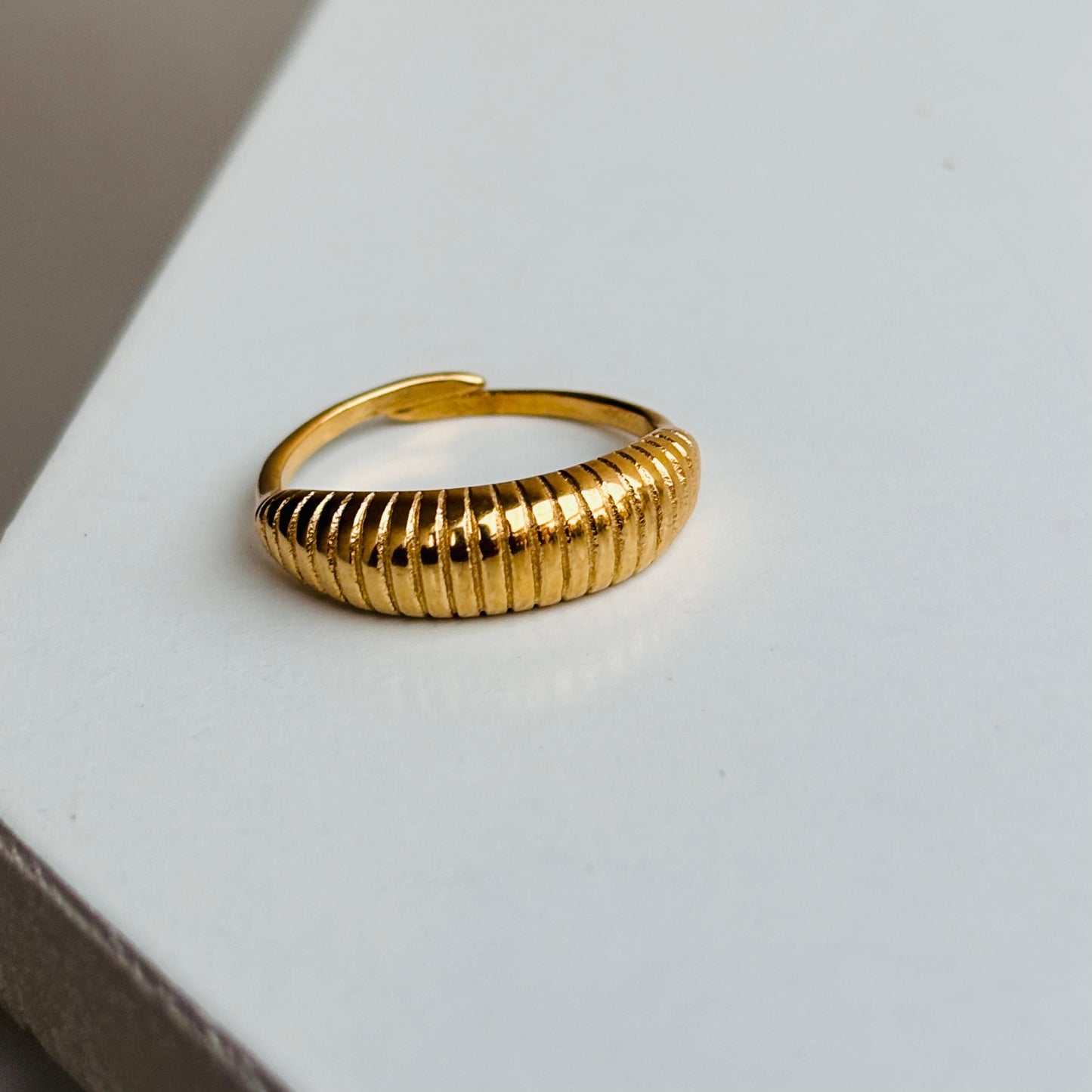 Sleek Croissant Ring