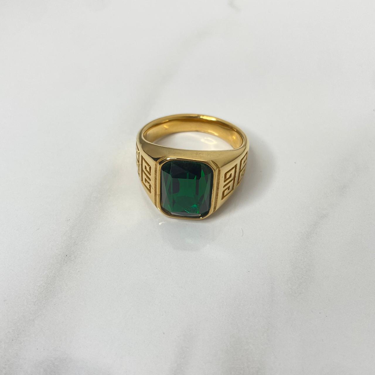 Emerald VRSC Ring