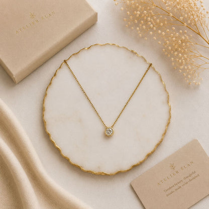 Dainty Elara Necklace ( Gold )