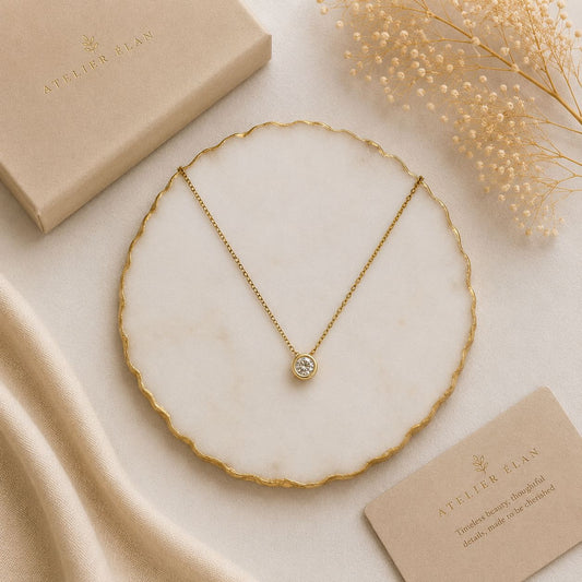 Dainty Elara Necklace ( Gold )