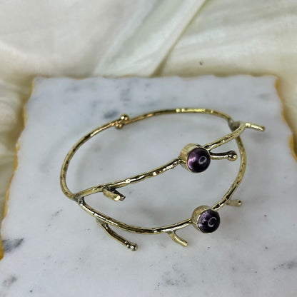 Branched Adjustable Bracelet (Black)