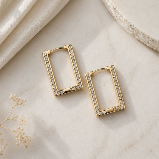 Radiant Luxe Hoop Earrings