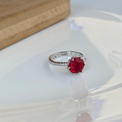 Ruby Red Classic Ring