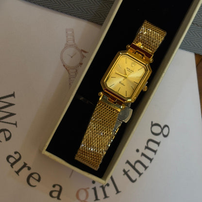 Rolex Small Dial Gold Watch