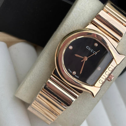 Gucci Black G Dial Watch