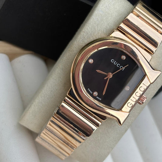 Gucci Black G Dial Watch