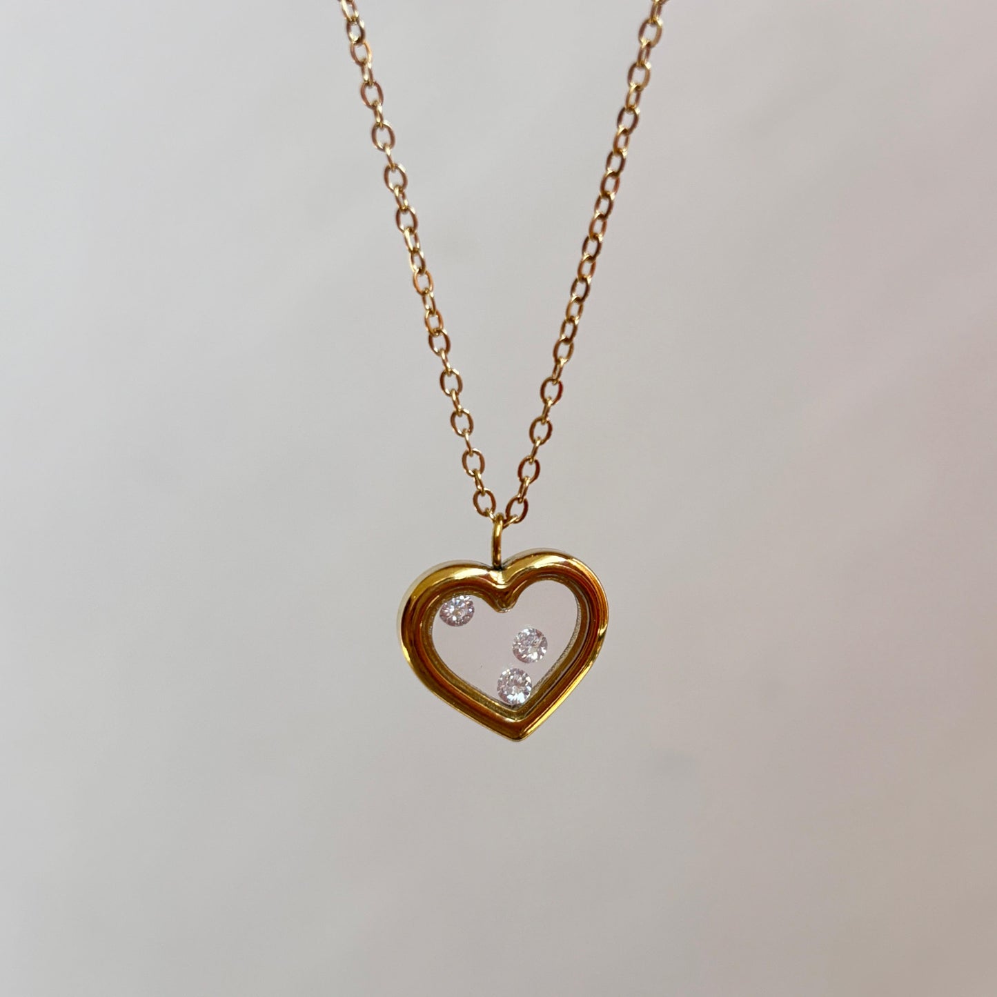 Heart Crystal Necklace