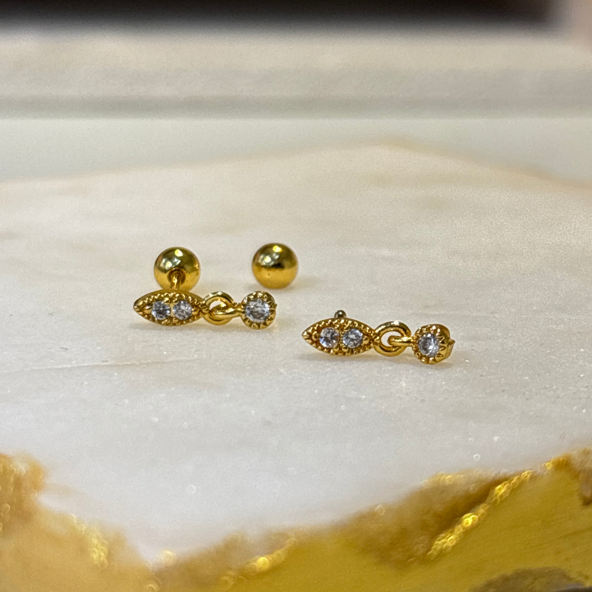 Dainty Dazzle Ballback Studs