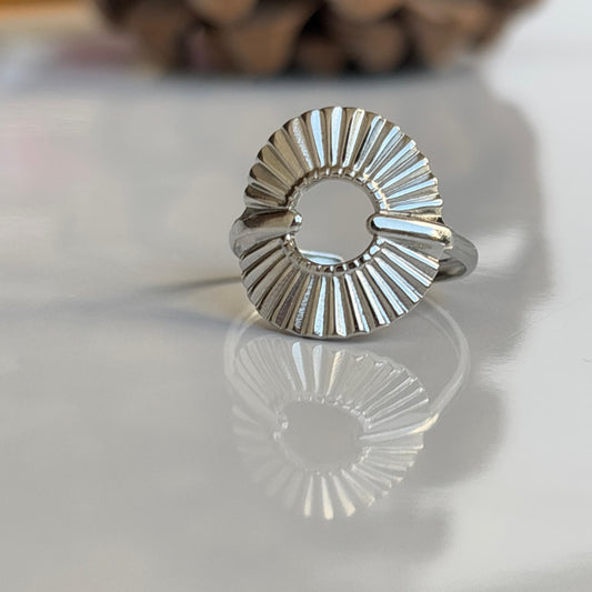 Lunar silver Ring