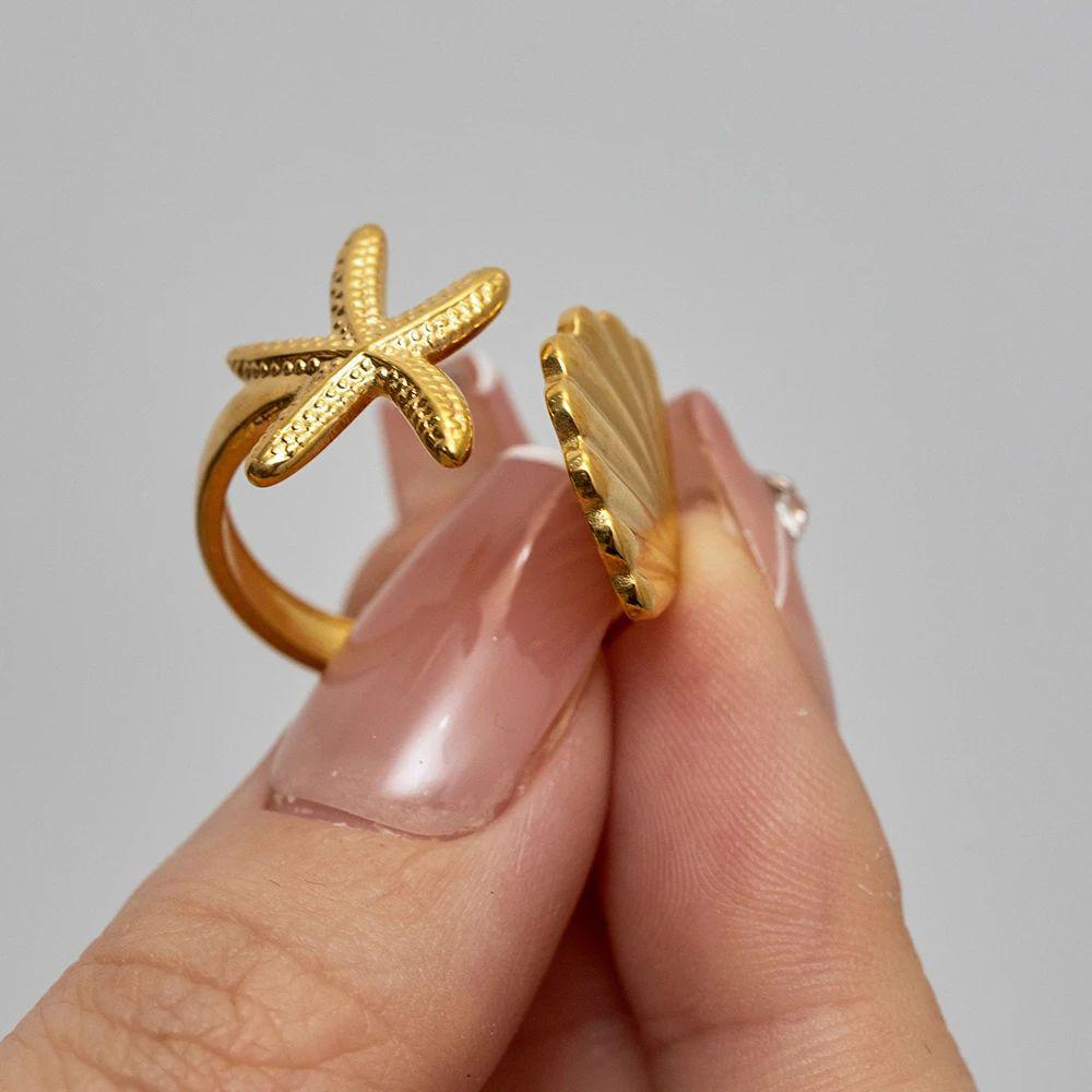 Sea Shell 18K Ring