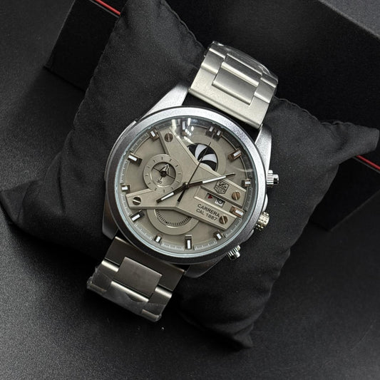 Tag Heuer Carrera Silver Chronograph Watch