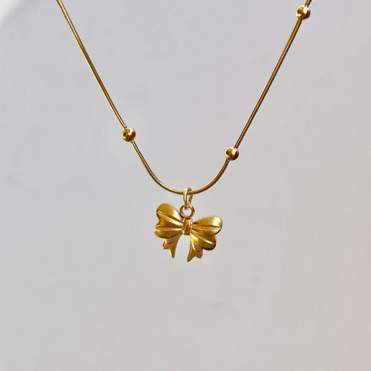 Addison Bow Necklace