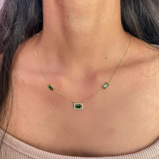 Emerald Callisto Necklace