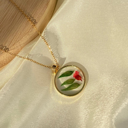 Calla Resin Necklace