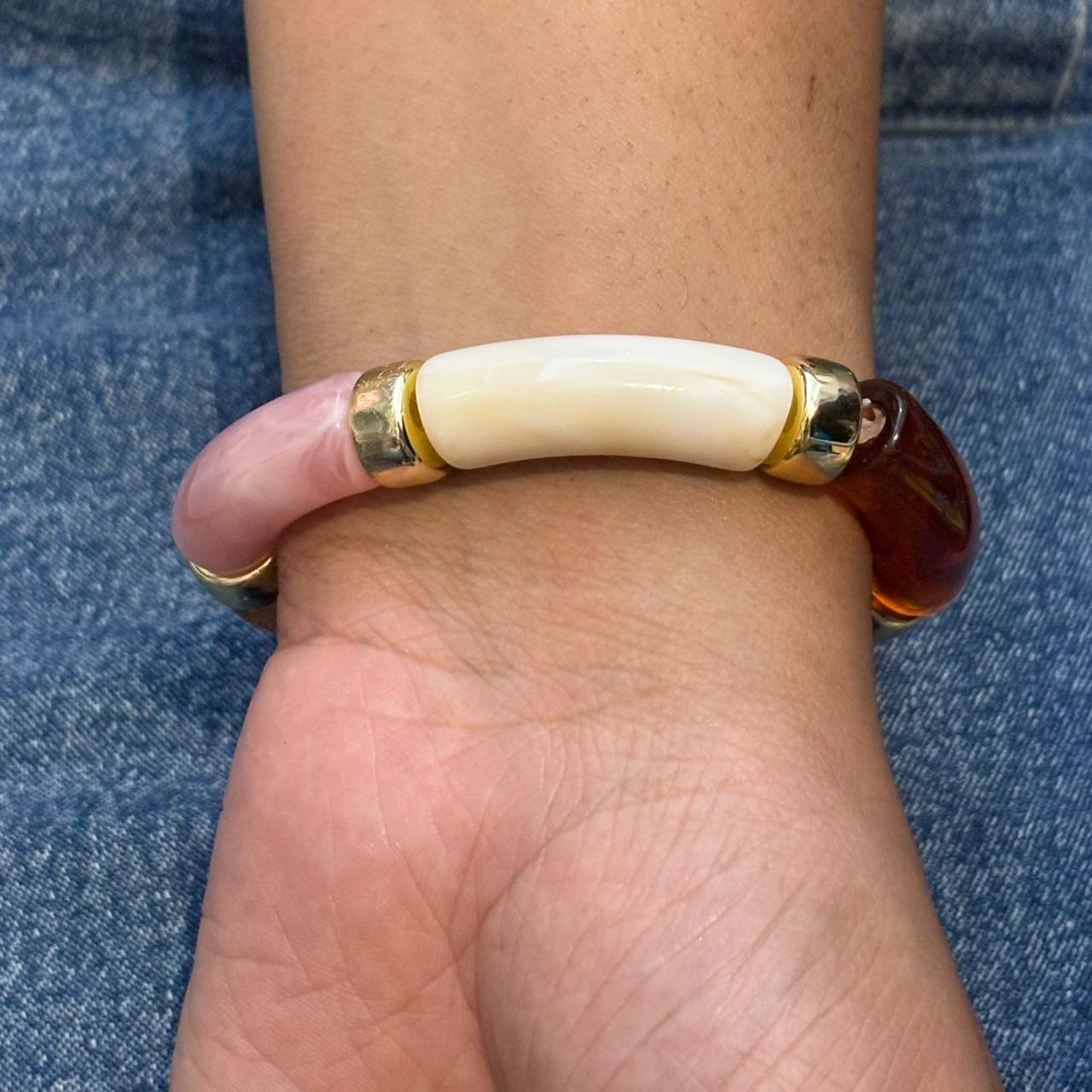 Burella Stretachable Resin Bracelet