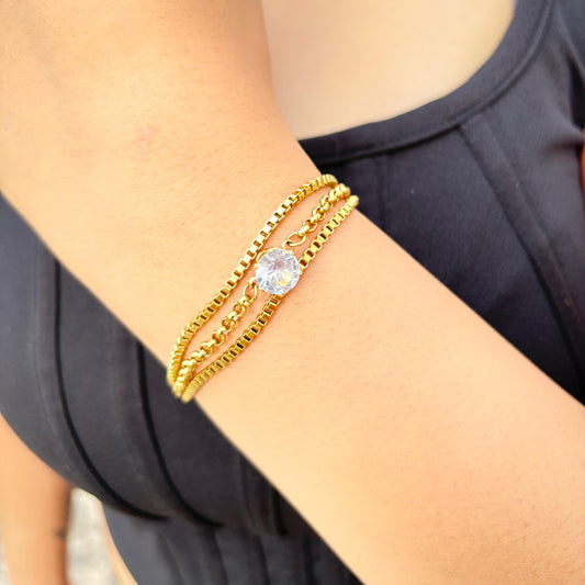 Bling Layered Bracelet