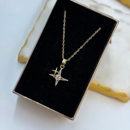Dainty Flashy Necklace ( Gold )