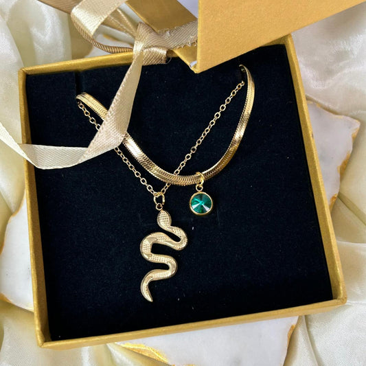 Ivy Snake Necklace
