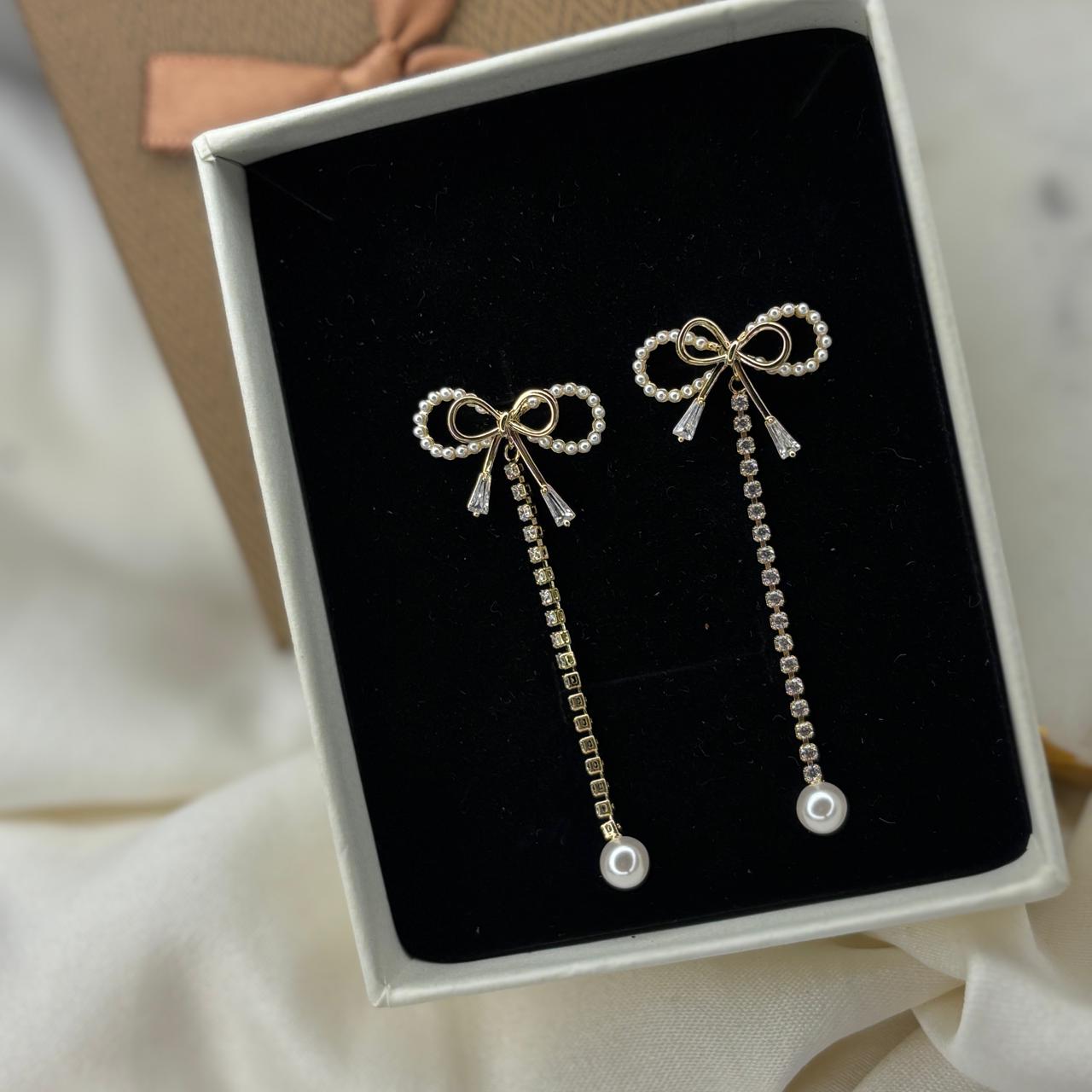 Bowtie Luxe Minimal Earrings