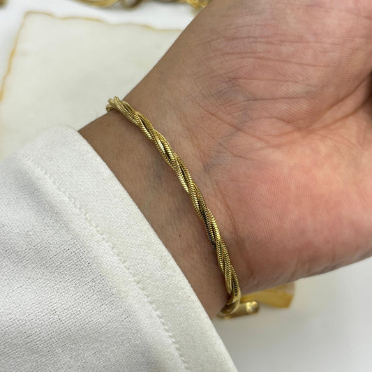 Twisted Rope Chain Bracelet
