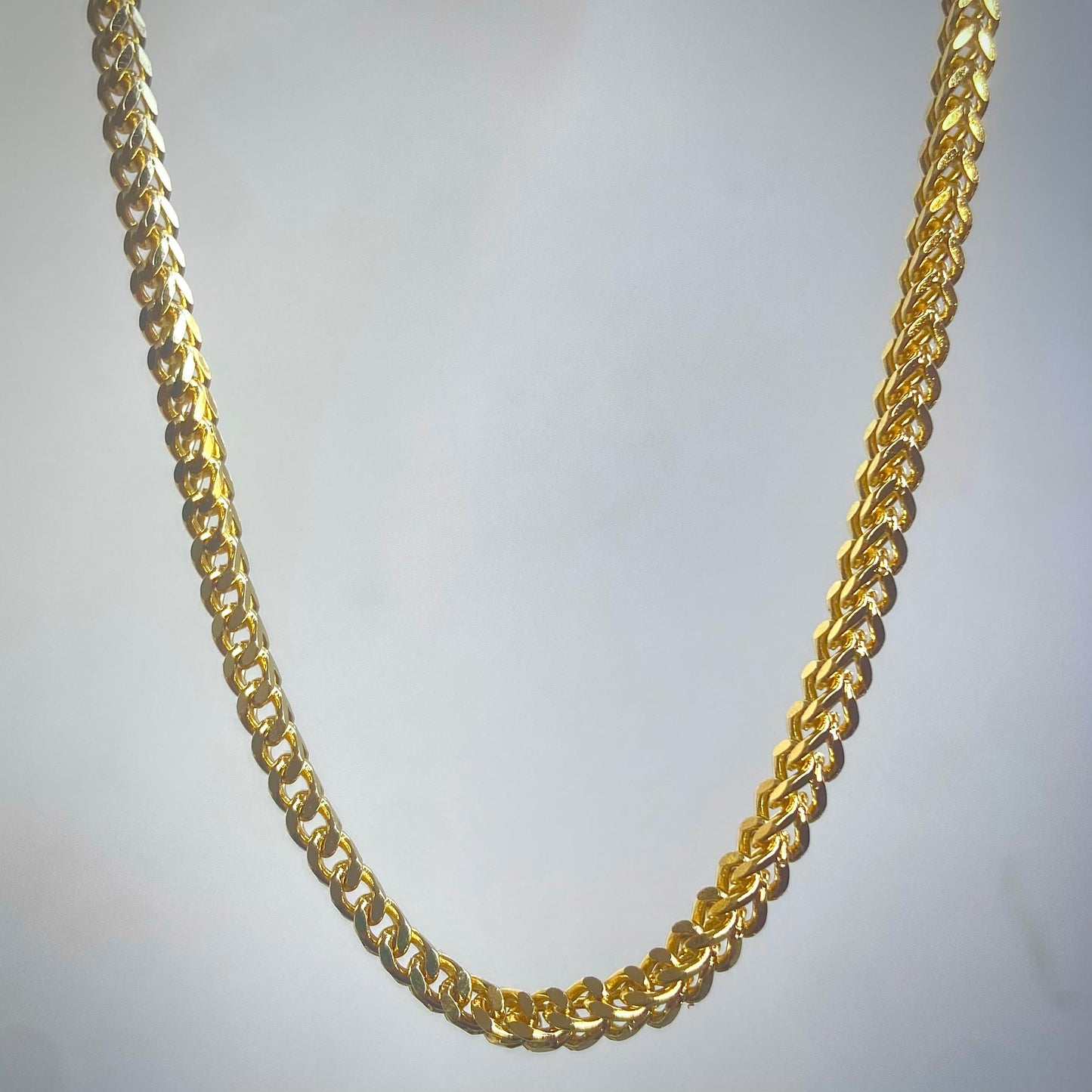 3D Link 18K Gold Plated Chain