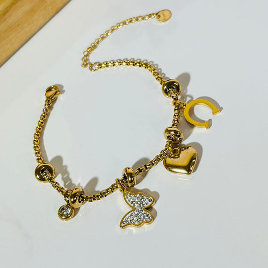 Butterfly Charm Bracelet