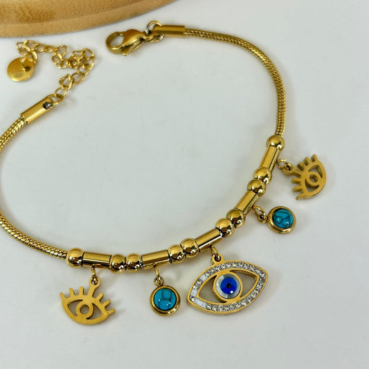 Classic Evil Eye Chain Bracelet