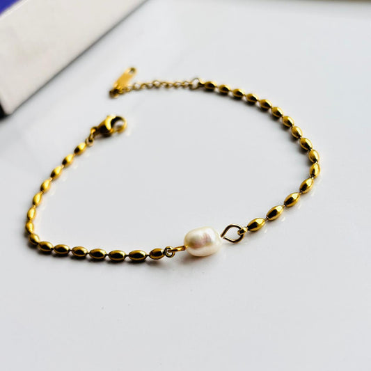 Fresh Pearl Bead Bracelet