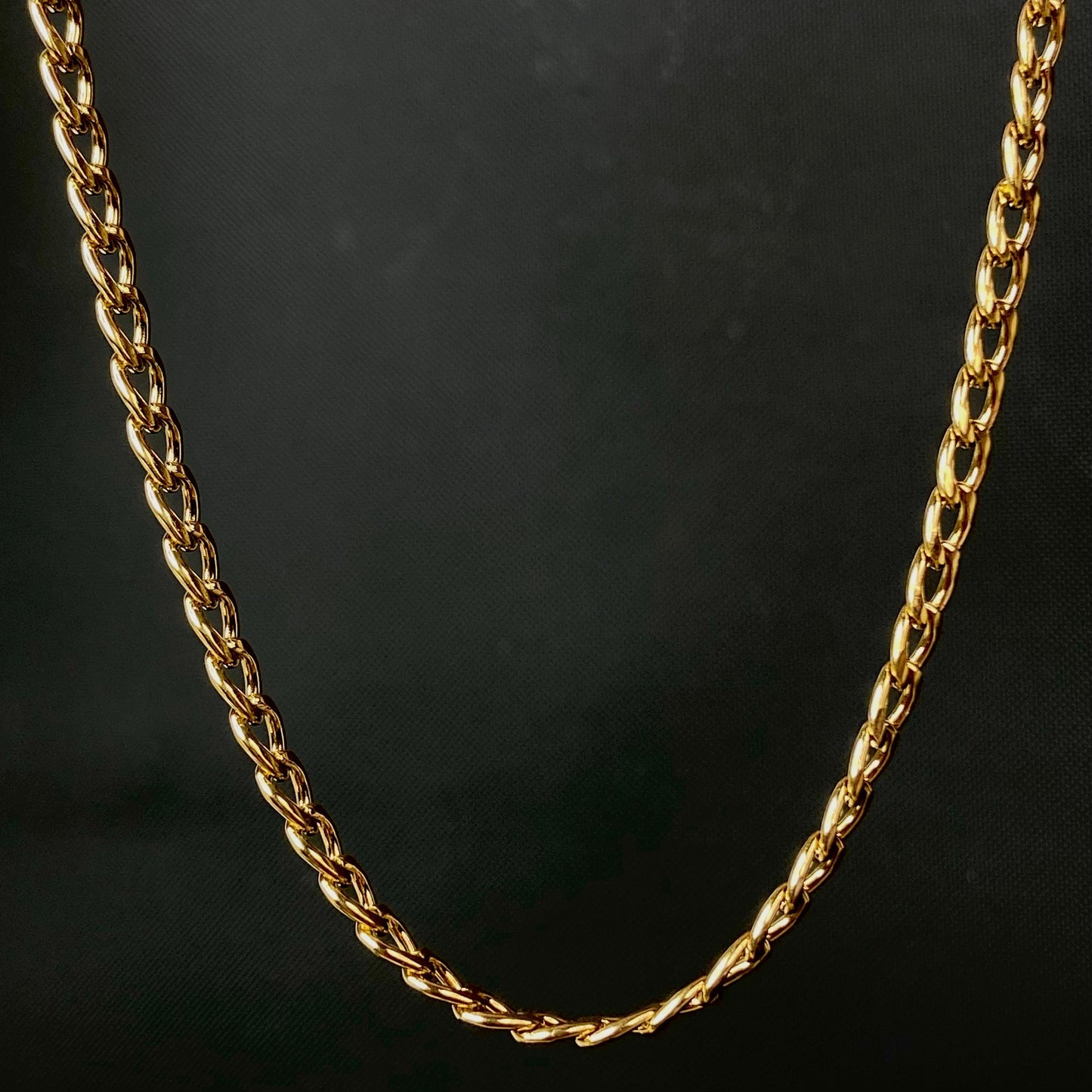 Cuban 18K Gold-Plated Men's Chain 6mm