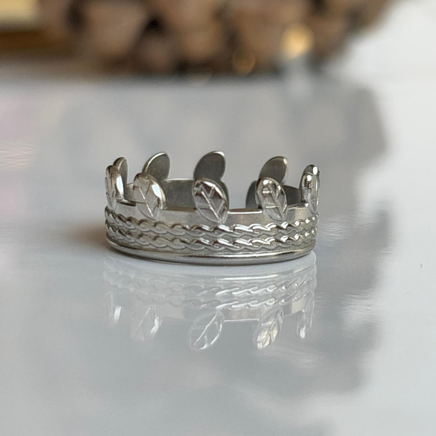 Laurel Silver Ring