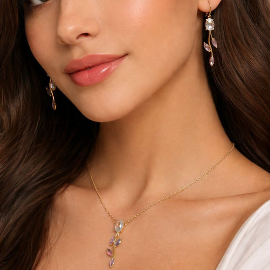 Tulip Cinderella Set (lavender-white)