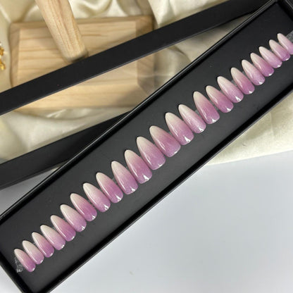 Ombré Cat Eye Nails 06