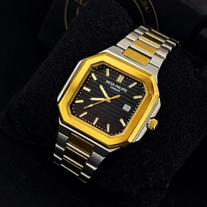 Patek Philippe Analog Dual Tone Watch