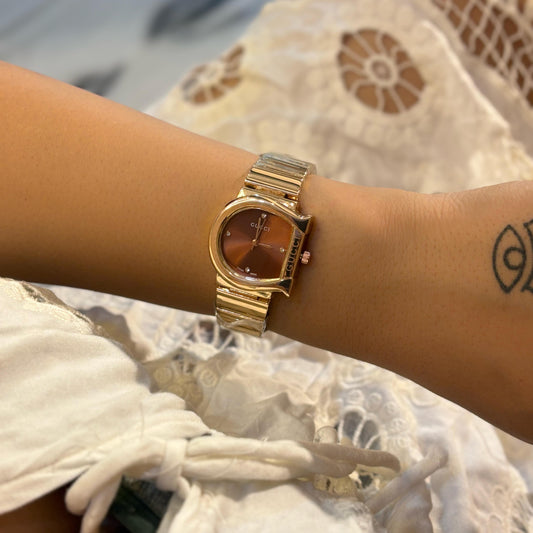 Gucci Brown Luxe Watch