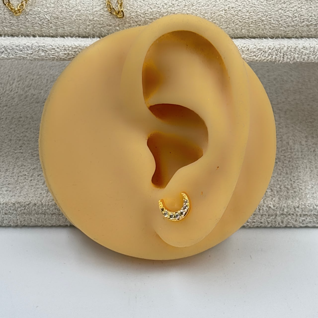 Moon Flatback Earrings