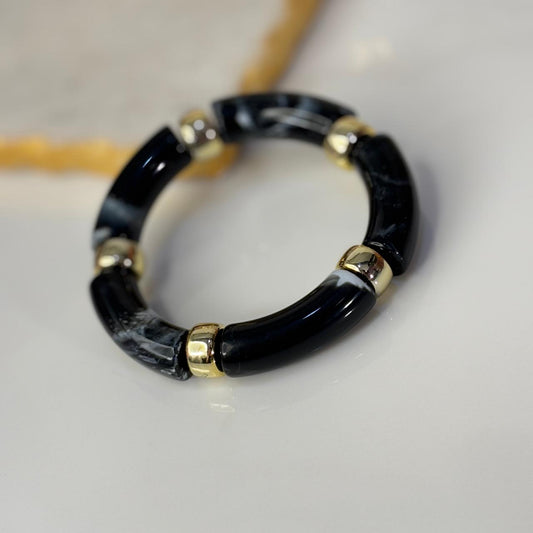 Ash Stretachable Resin Bracelet