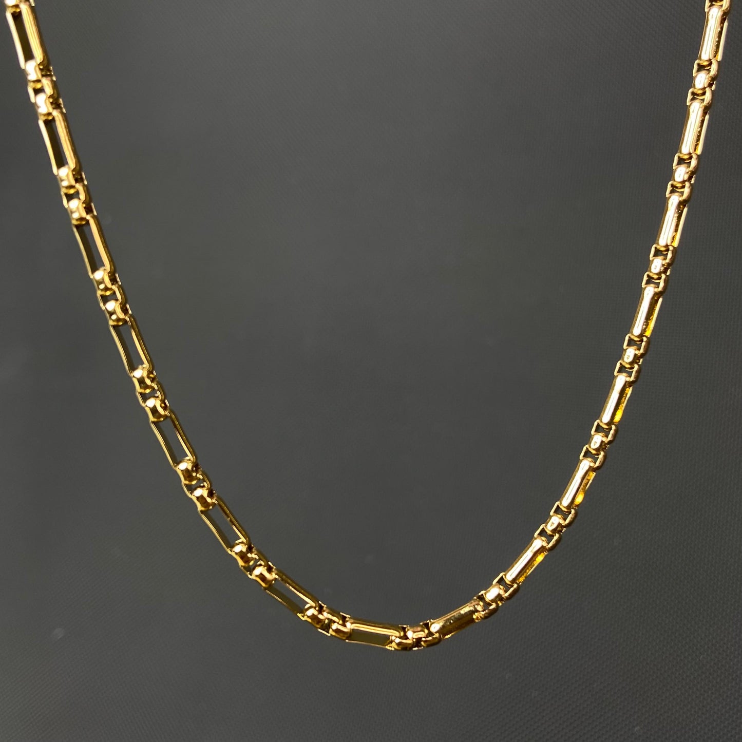 Raise Link Gold-Plated Men's Chain 3mm