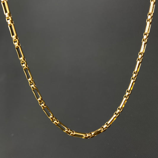Raise Link Gold-Plated Men's Chain 3mm