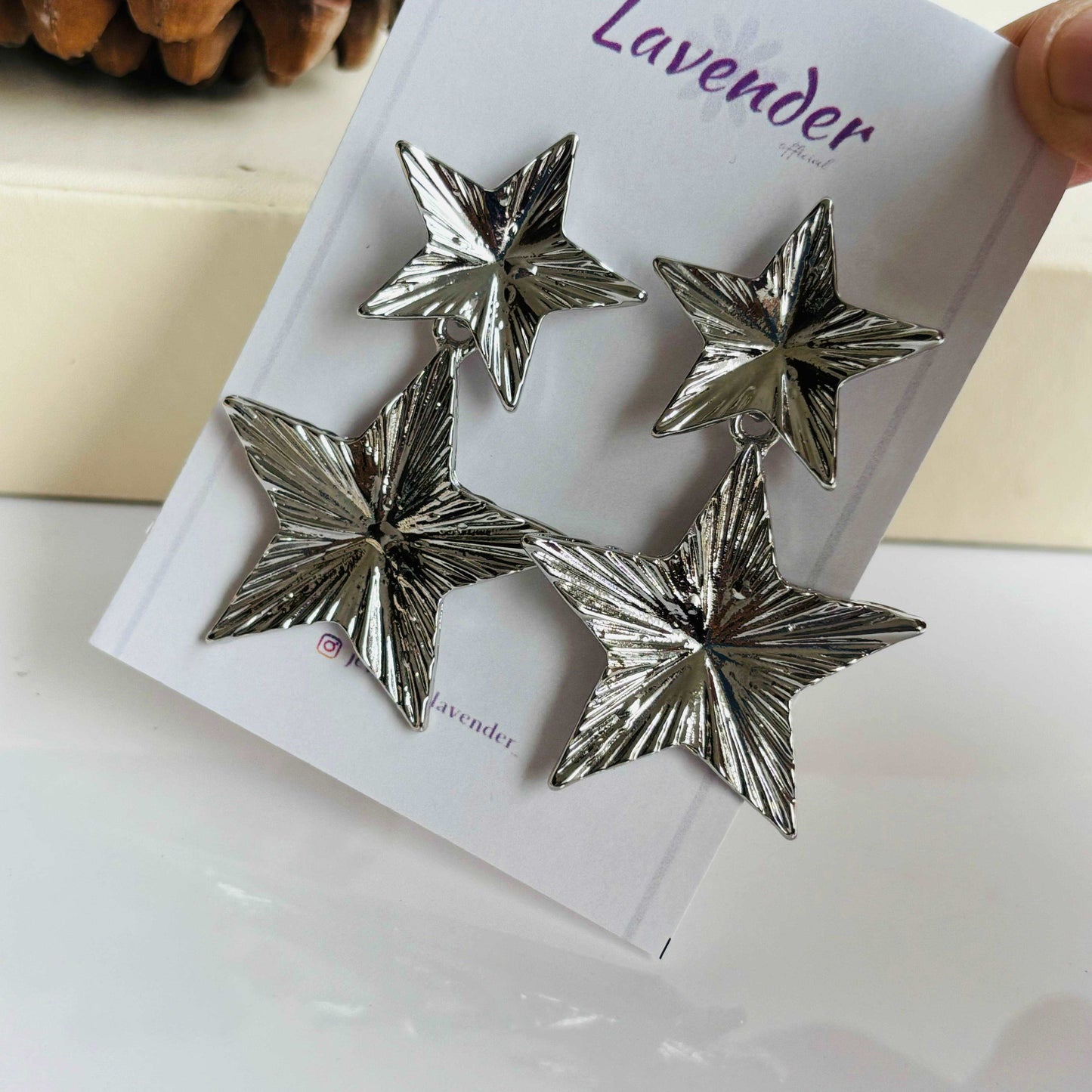 Christmas Star Earrings