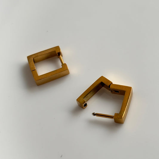 Flat Square Mini Hoops